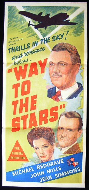 WAY TO THE STARS '45 Michael Redgrave ASQUITH poster