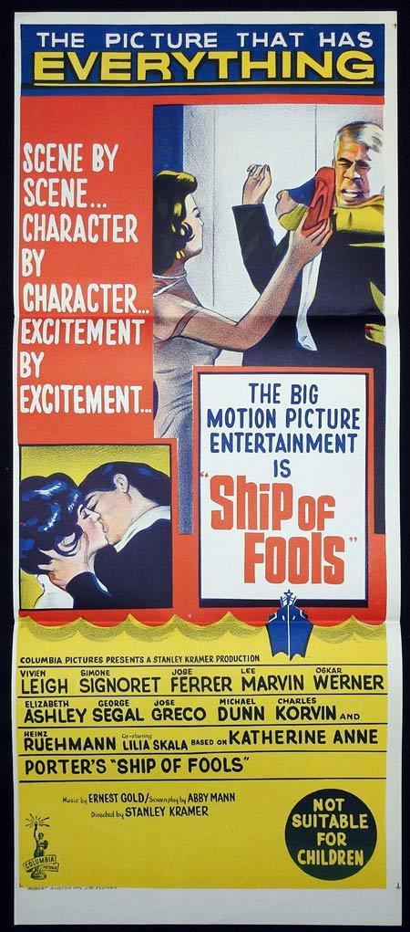 Ships of fools Vivien Leigh Lee Marvin movie poster