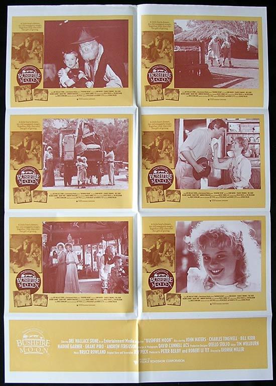 BUSHFIRE MOON 1987 Miracle Down Under George Miller PHOTO SHEET poster