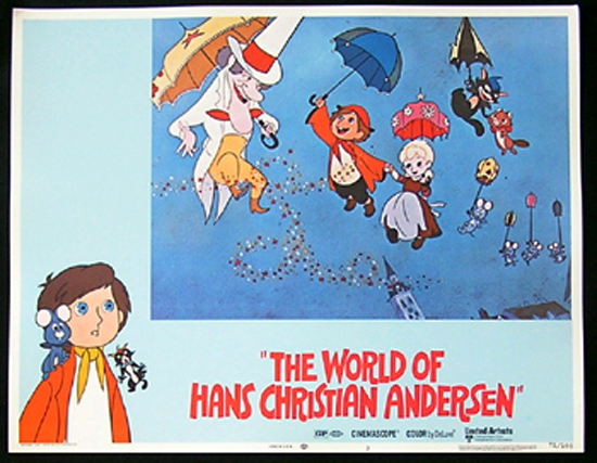 WORLD OF HANS CHRISTIAN ANDERSEN Lobby Card 3 1971 Japanese Animation Film