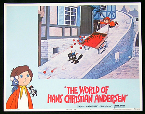 WORLD OF HANS CHRISTIAN ANDERSEN Lobby Card 4 1971 Japanese Animation Film
