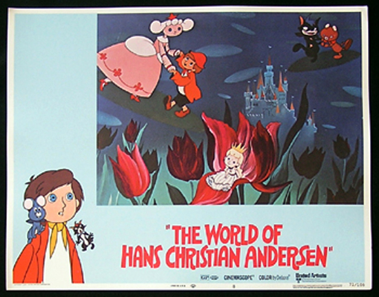 WORLD OF HANS CHRISTIAN ANDERSEN Lobby Card 8 1971 Japanese Animation Film