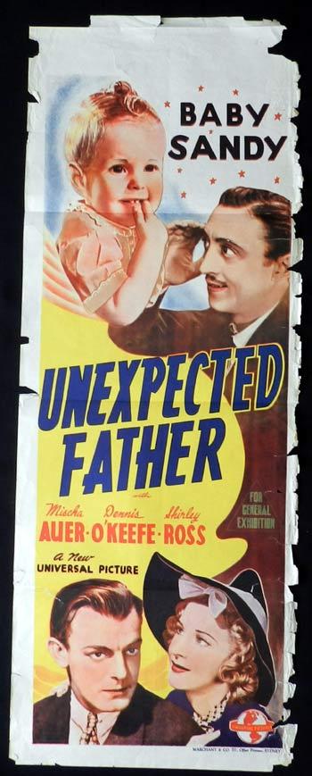 UNEXPECTED FATHER 1939 Baby Sandy LONG DAYBILL Movie poster