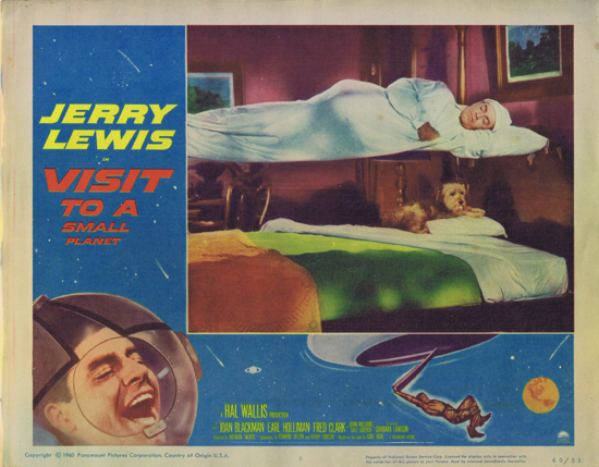 VISIT TO A SMALL PLANET Lobby Card 8 Jerry Lewis