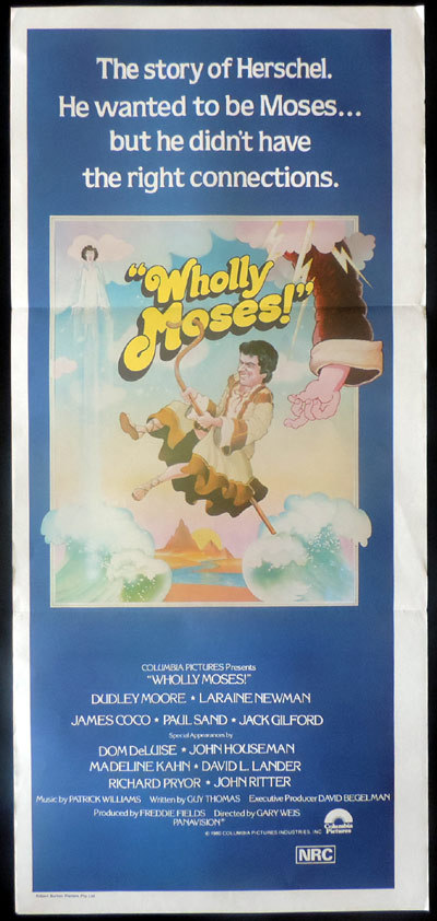 WHOLLY MOSES Original Daybill Movie poster Dudley Moore