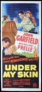 UNDER MY SKIN Original Daybill Movie Poster John Garfeild