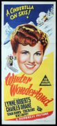 WINTER WONDERLAND Original Daybill Movie Poster Cinderella on Skis