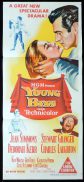 YOUNG BESS Original Daybill Movie Poster Stewart Granger Deborah Kerr