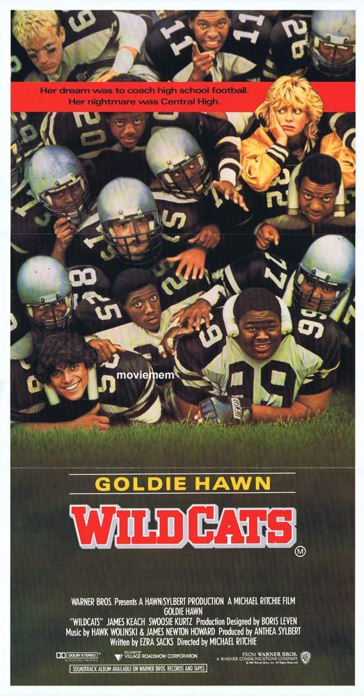 WILDCATS Original Daybill Movie Poster Goldie Hawn LL Cool J Varsity  Football - Moviemem Original Movie Posters