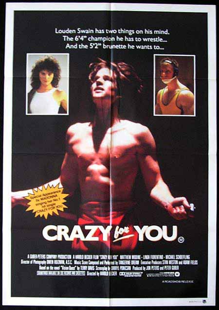 VISION QUEST aka CRAZY FOR YOU 1985 Madonna Wrestling Movie poster -  Moviemem Original Movie Posters