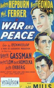 WAR AND PEACE Daybill Movie poster Original or Reissue? image