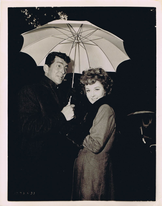 ADA 1961 Vintage Movie Still 41 Susan Hayward and Dean Martin under umbrella