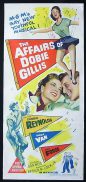 THE AFFAIRS OF DOBIE GILLIS Original Daybill Movie Poster Debbie Reynolds Bobbie Van