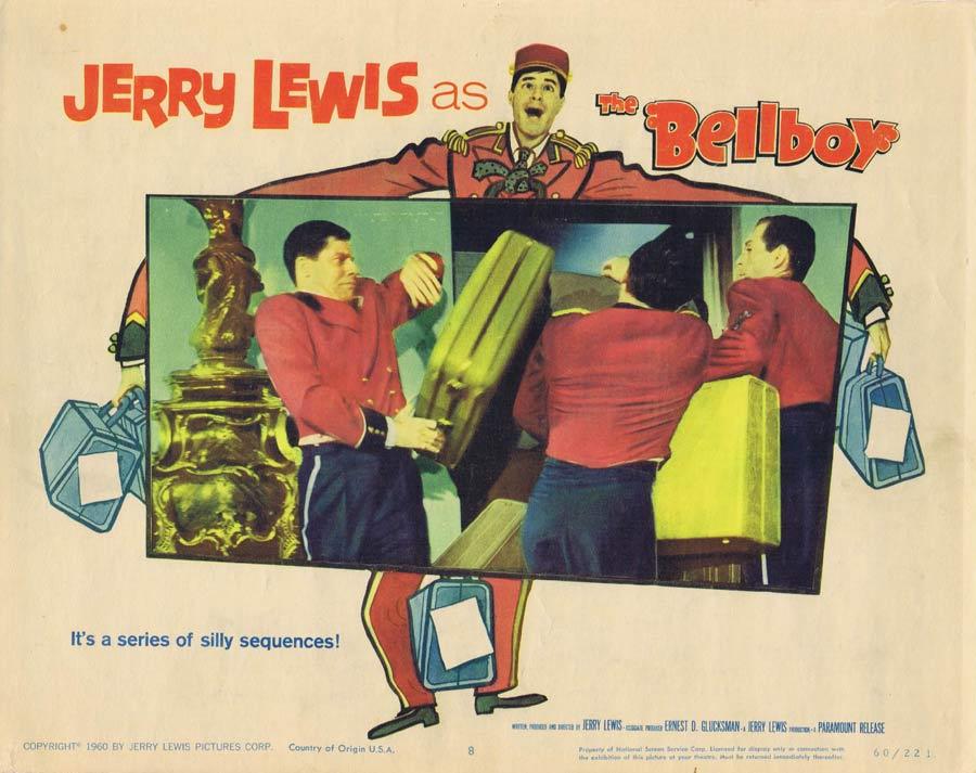 THE BELLBOY Original Vintage Lobby Card 8 Jerry Lewis