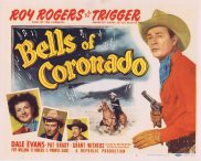 BELLS OF CORONADO Title Lobby Card Roy Rogers Dale Evans Republic Western 1956r