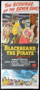 BLACKBEARD THE PIRATE Original Daybill Movie Poster Robert Newton