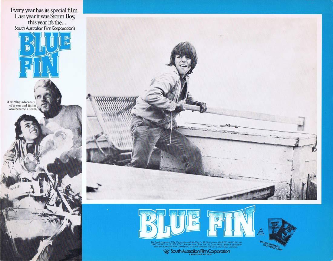 BLUE FIN Original Australian Lobby card 4 Hardy Krüger Greg Rowe Elspeth Ballantyne