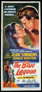 THE BLUE LAGOON Original Daybill Movie Poster Donald Houston Jean Simmons