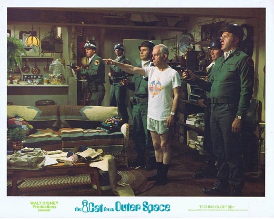 CAT FROM OUTER SPACE 1978 Disney Sci Fi Lobby Card 9