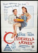CINDERELLA JONES Original One sheet Movie Poster JOAN LESLIE Robert Alda