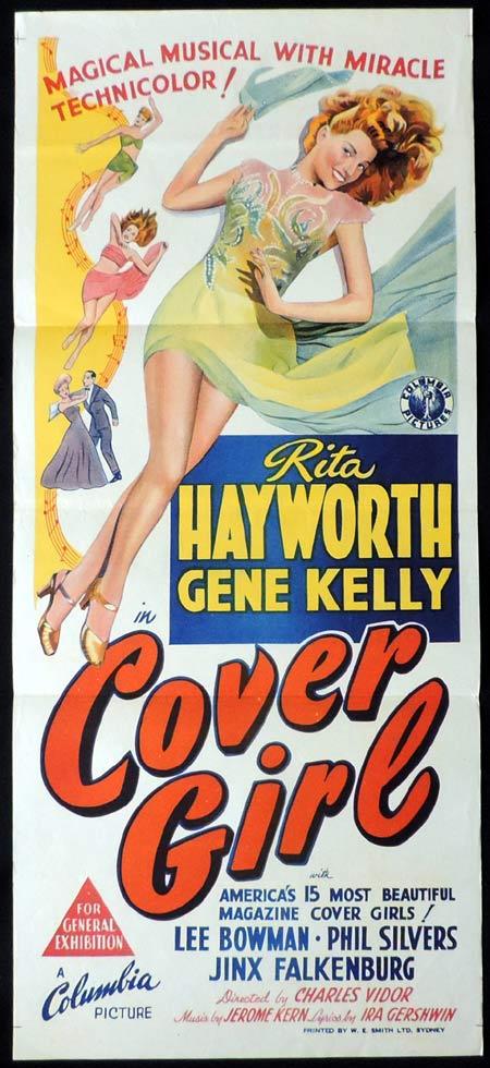 COVER GIRL Original Daybill Movie Poster Rita Hayworth Gene Kelly