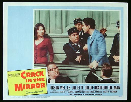 CRACK IN THE MIRROR Lobby card 4 Juliette Greco