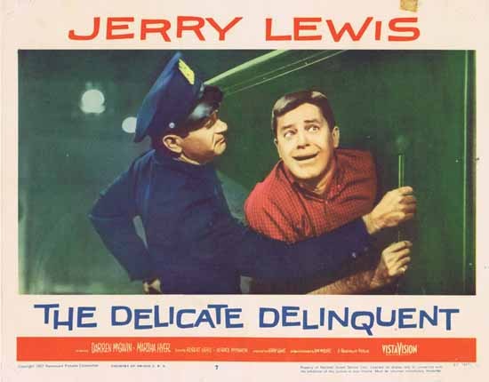 DELICATE DELINQUENT 1957 Jerry Lewis ORIGINAL US Lobby card 7
