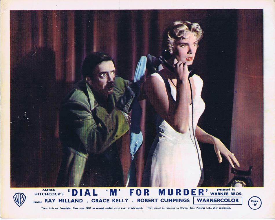 DIAL M FOR MURDER Front of House Movie Still 1 1954 8 x 10 Grace Kelly Alfred Hitchcock