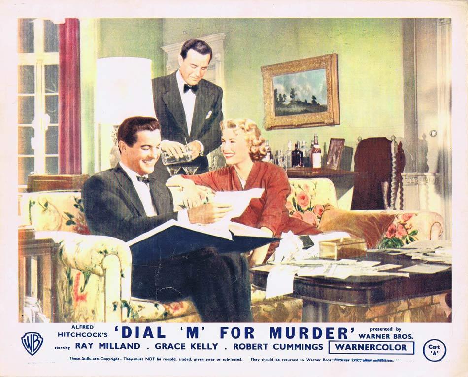 DIAL M FOR MURDER Front of House Movie Still 2 1954 8 x 10 Grace Kelly Alfred Hitchcock