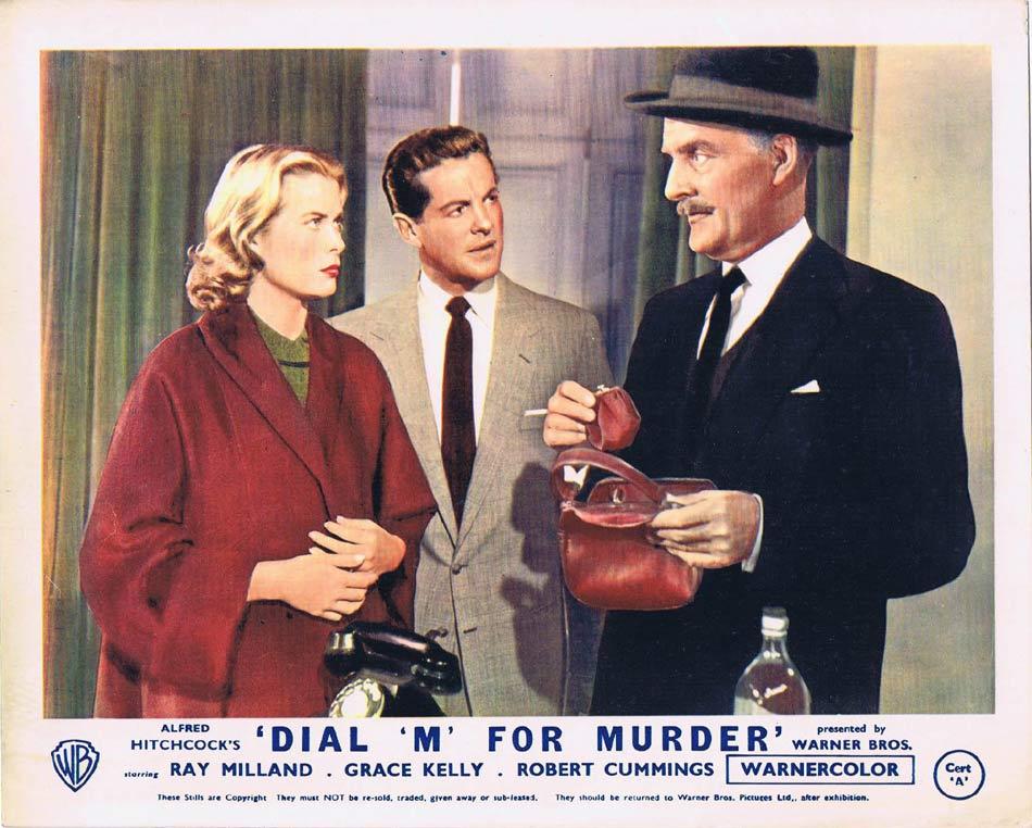 DIAL M FOR MURDER Front of House Movie Still 3 1954 8 x 10 Grace Kelly Alfred Hitchcock