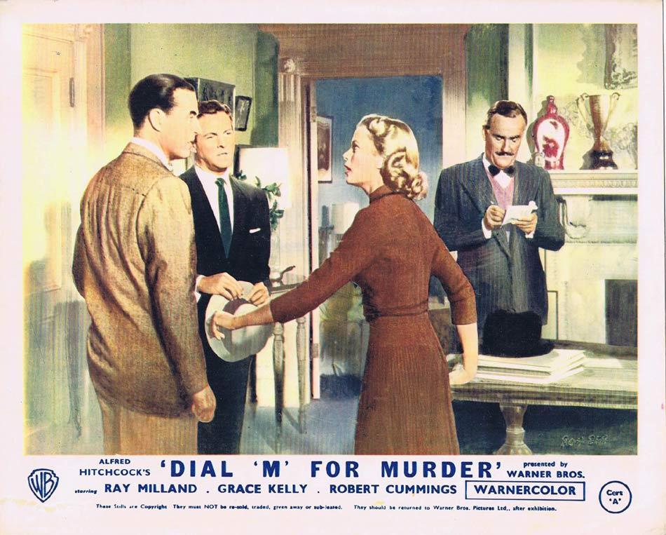 DIAL M FOR MURDER Front of House Movie Still 6 1954 8 x 10 Grace Kelly Alfred Hitchcock