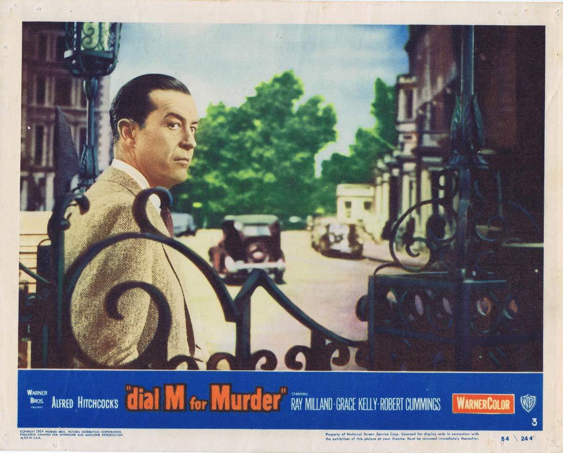 DIAL M FOR MURDER Lobby card 3 1954 Grace Kelly Alfred Hitchcock