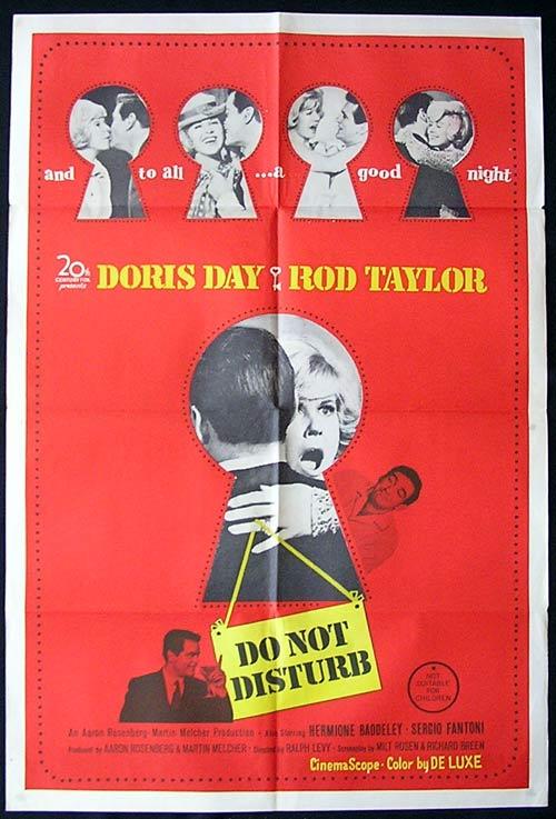 DO NOT DISTURB One Sheet Movie Poster Doris Day Rod Taylor