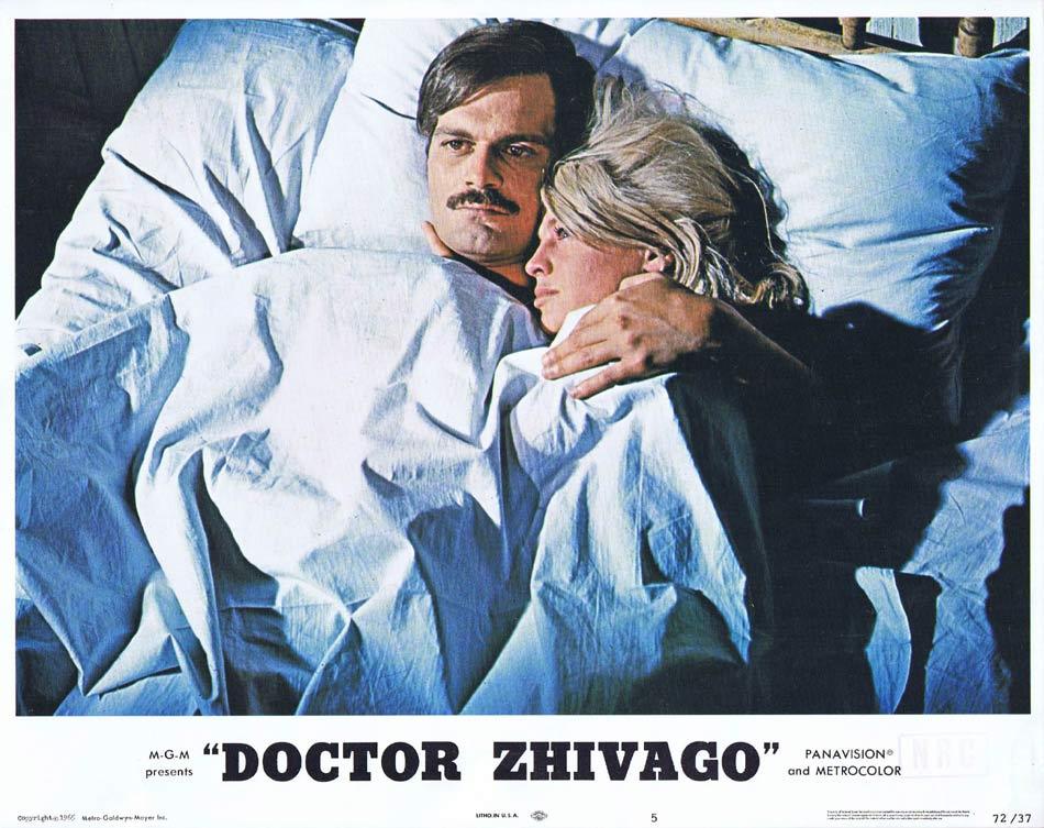 DR ZHIVAGO Lobby Card 5 1972r Julie Christie Omar Sharif