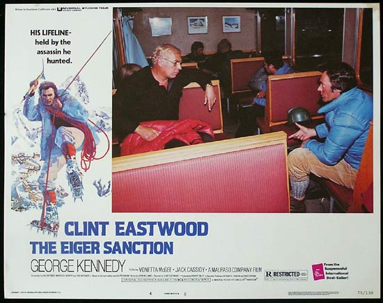 THE EIGER SANCTION 1975 Clint Eastwood Lobby Card 4