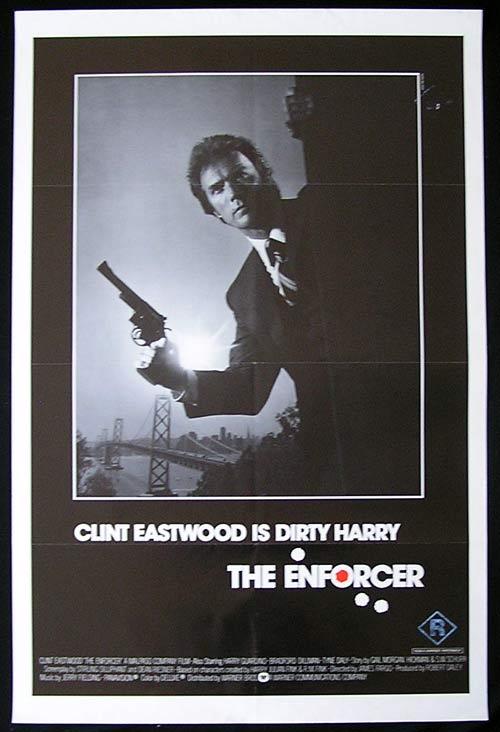 THE ENFORCER 1976 Eastwood as Dirty Harry RARE US 1sht poster