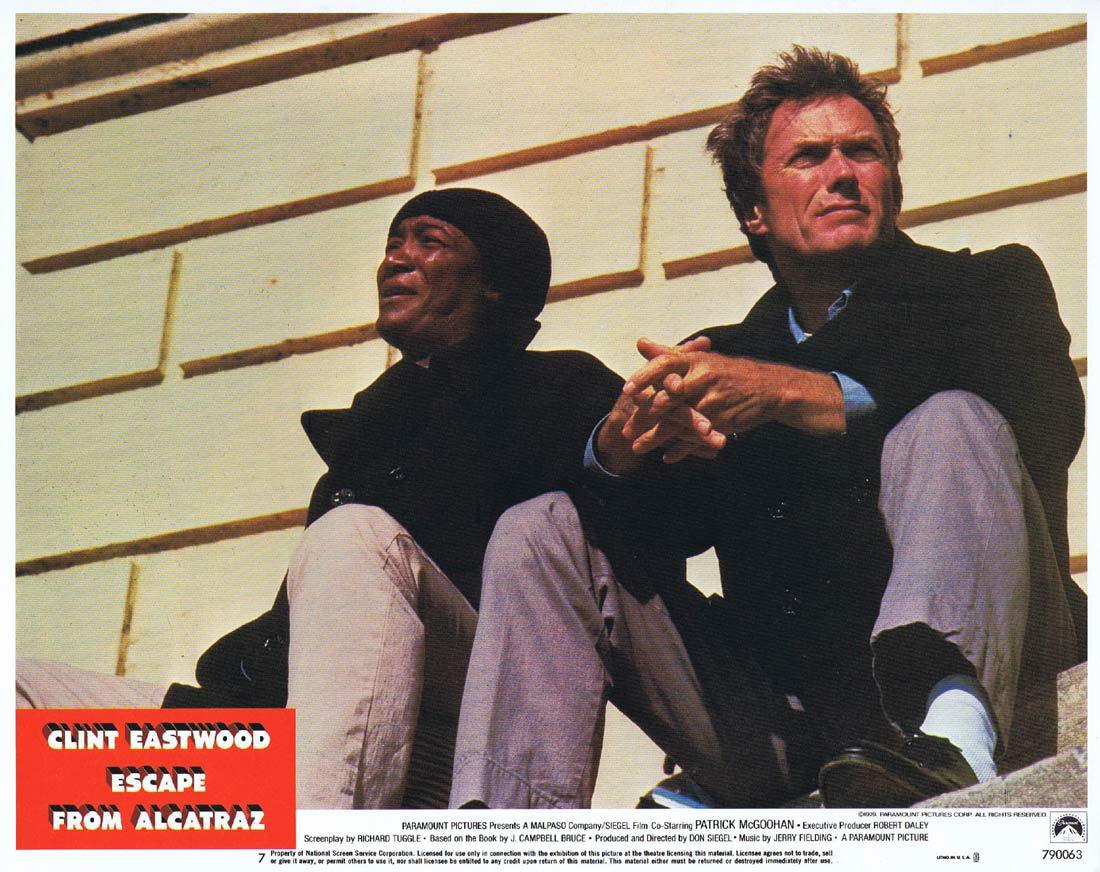 ESCAPE FROM ALCATRAZ Lobby Card 7 Clint Eastwood