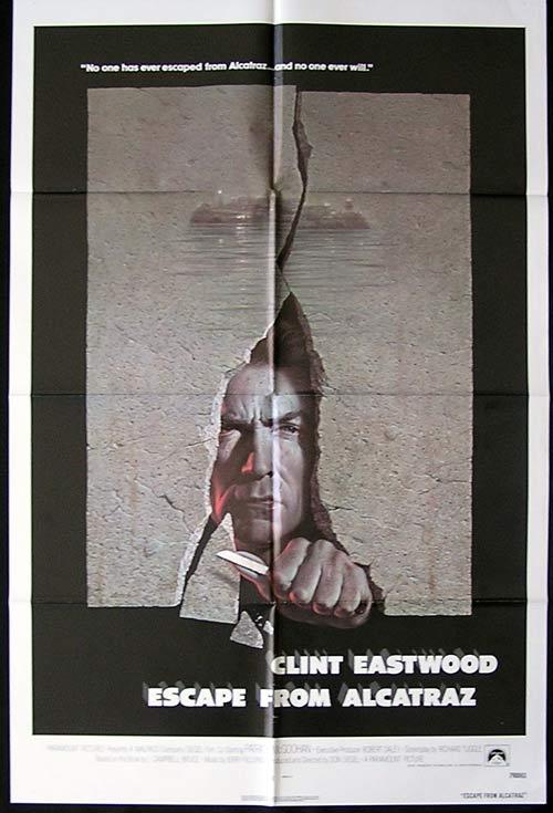 ESCAPE FROM ALCATRAZ 1979 Clint Eastwood Original US 1sht Movie Poster