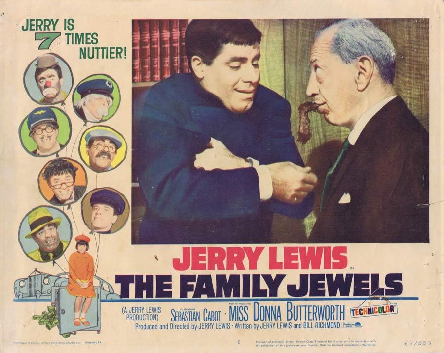 THE FAMILY JEWELS Lobby Card 5 Jerry Lewis