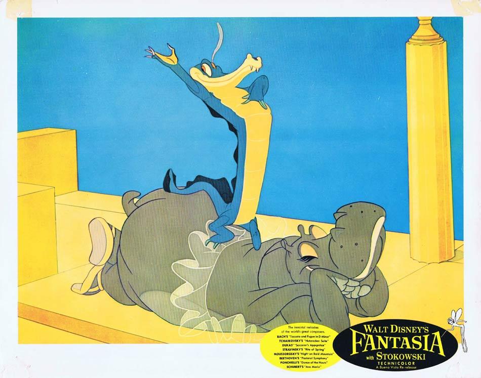 FANTASIA Lobby Card 3 Walt Disney 1970sr