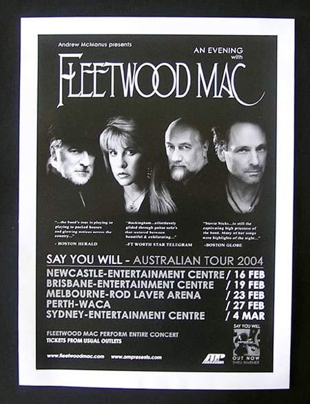 fleetwood mac australian tour 1977