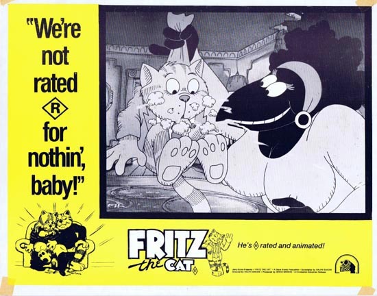 FRITZ THE CAT 1972 Ralph Bakshi ANIMATION Lobby Card 7