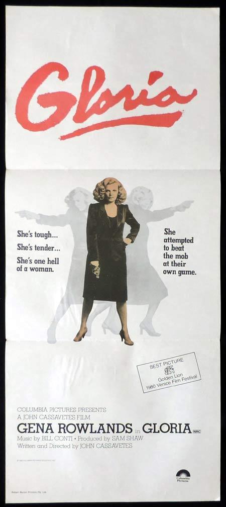 GLORIA Original Daybill Movie Poster Gena Rowlands