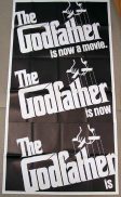 THE GODFATHER 1972 Marlon Brando RARE US ADVANCE 3 sheet poster