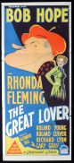 THE GREAT LOVER Original Daybill Movie Poster RHONDA FLEMING Bob Hope Richardson Studio