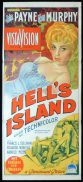 HELL'S ISLAND Original Daybill Movie Poster JOHN PAYNE Mary Murphy Richardson Studio