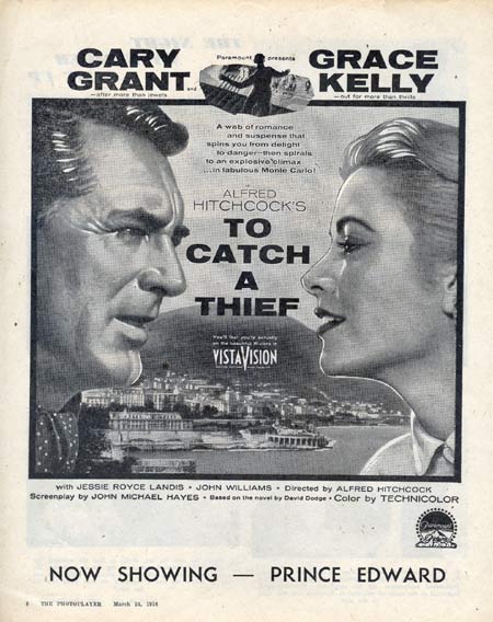 TO CATCH A THIEF ’55-Hitchcock-RARE AUSTRALIAN Trade Ad