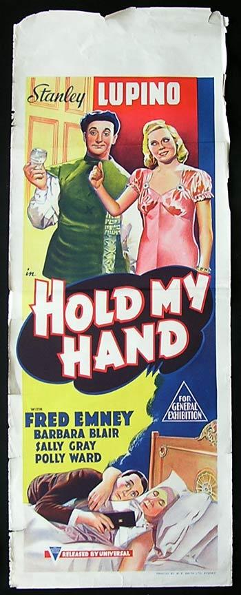 HOLD MY HAND ’38 RARE Long Daybill poster