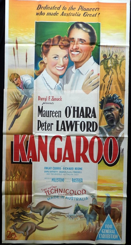 KANGAROO 1952 Peter Lawford MAUREEN O'HARA VINTAGE ...