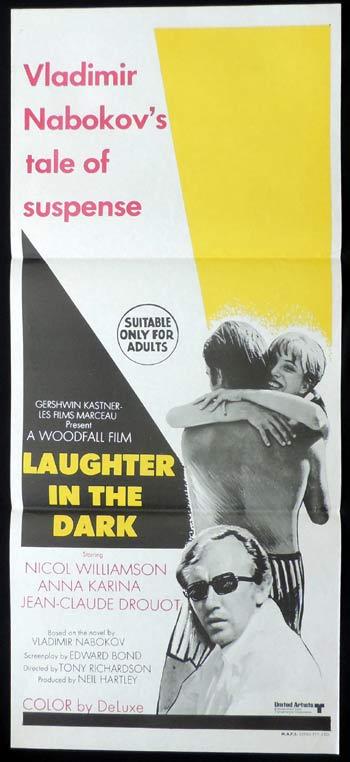 LAUGHTER IN THE DARK Daybill Movie poster Nicol Williamson